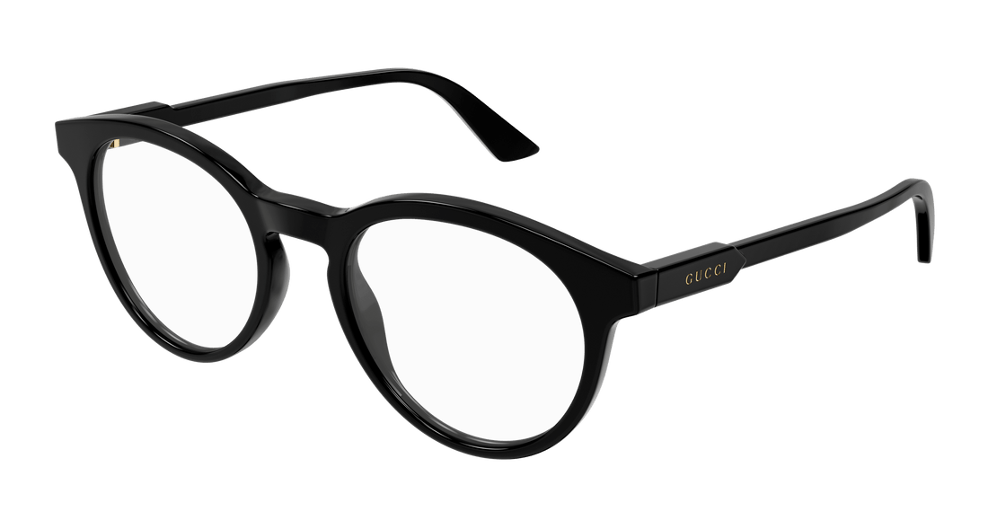 Brillen gucci gg1822o 001 negro round masculino größe 50mm - Hauptansicht