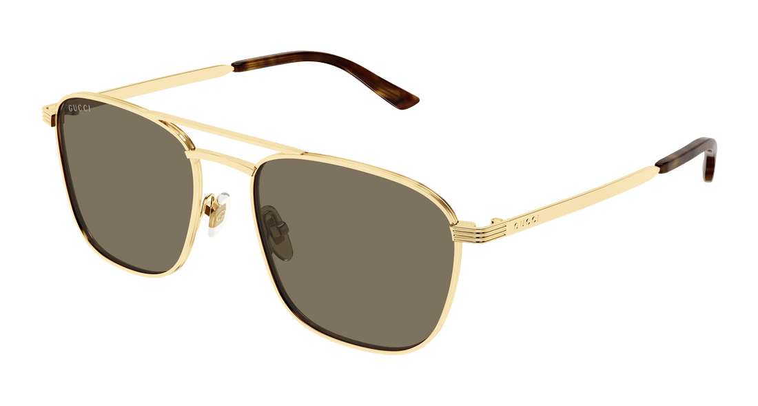 Solbriller gucci gg1881s 002 dorado square masculino størrelse 54mm - Hovedvisning