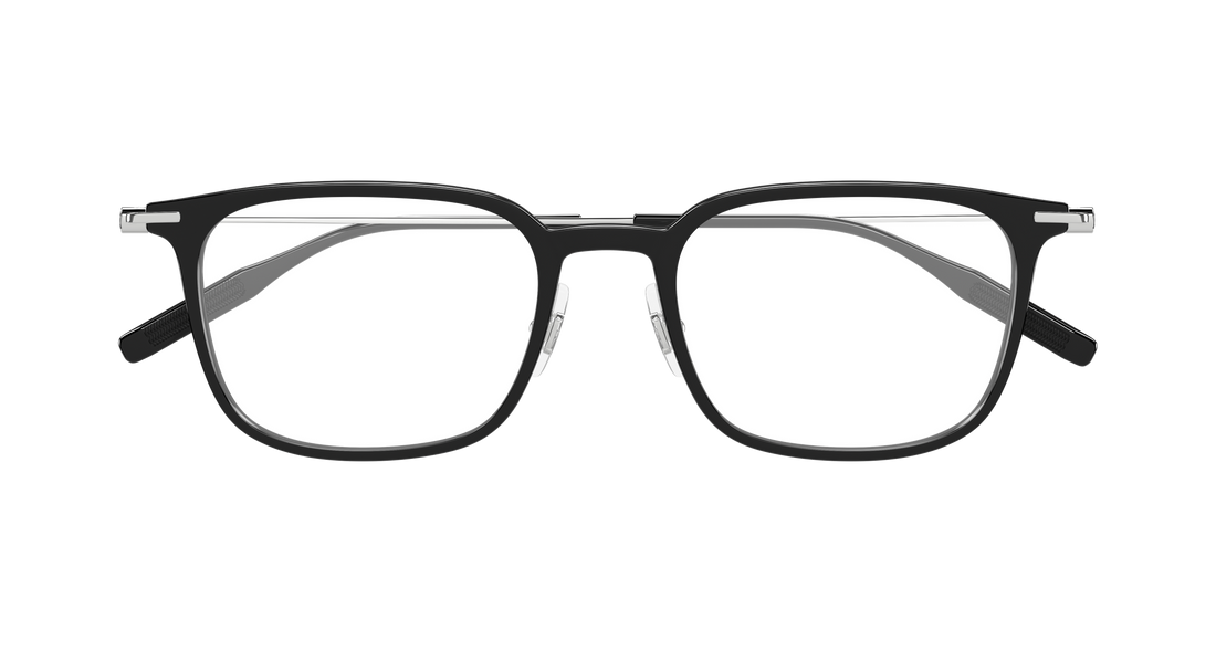 Dioptrijske naočale montblanc mb0100o 009 negro rectangular / squared masculino veličina 52mm - Detaljni prikaz