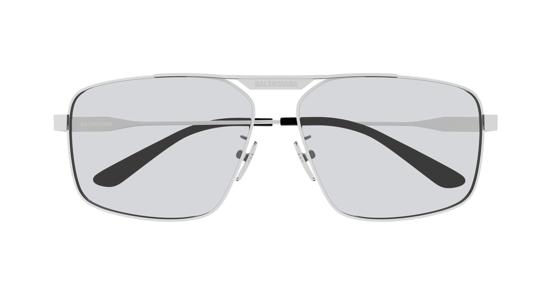 Occhiali da sole balenciaga bb0418sk 004 plateado pilot masculino taglia 62mm - Vista dettagliata