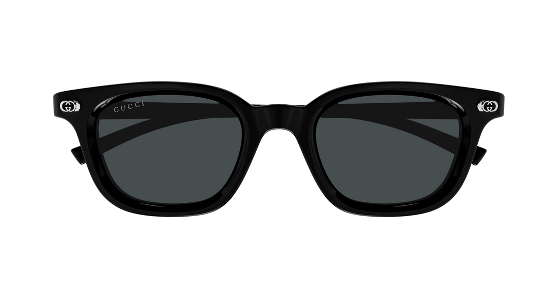 Lunettes de soleil gucci gg1946s 001 negro round/oval/panthos masculino taille 48mm - Vue détaillée