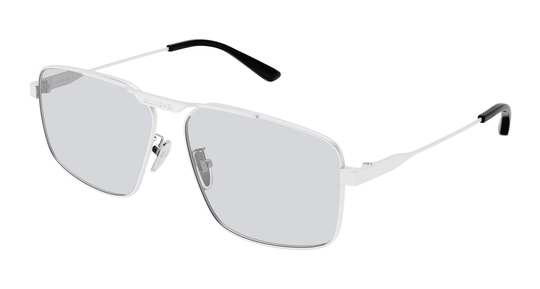 Gafas de sol balenciaga bb0418sk 004 plateado pilot masculino talla 62mm - Vista principal