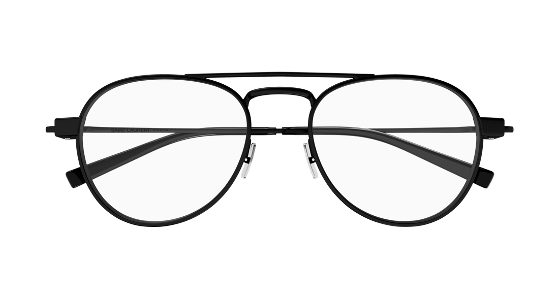 Brillen saint laurent sl 708 opt 001 negro round unisex größe 54mm - Detailansicht