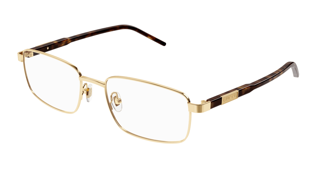 Brillen gucci gg1801o 002 dorado square masculino größe 54mm - Hauptansicht
