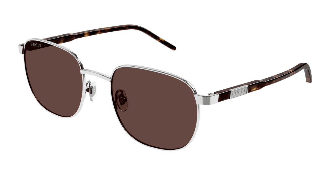 Gafas de sol gucci gg1799s 002 plateado square masculino talla 54mm - Vista principal