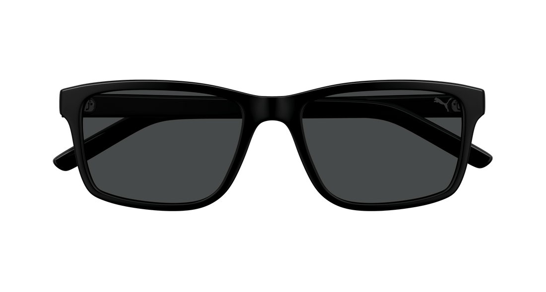 Sunglasses puma pu0493s 001 negro square masculino size 55mm - Detailed view
