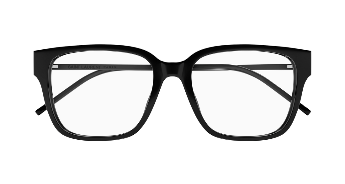 Brillen saint laurent sl m48o_a/fn 002 negro rectangular / squared femenino größe 54mm - Detailansicht