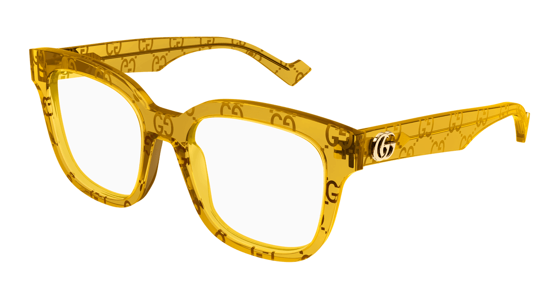 Occhiali da vista gucci gg0958o 012 amarillo square femenino taglia 52mm - Vista principale