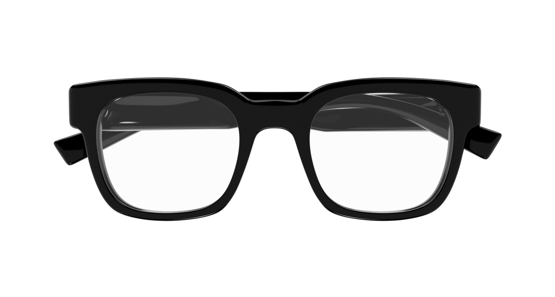 Óculos graduados saint laurent sl 805 001 negro round unisex tamanho 51mm - Vista de detalhe