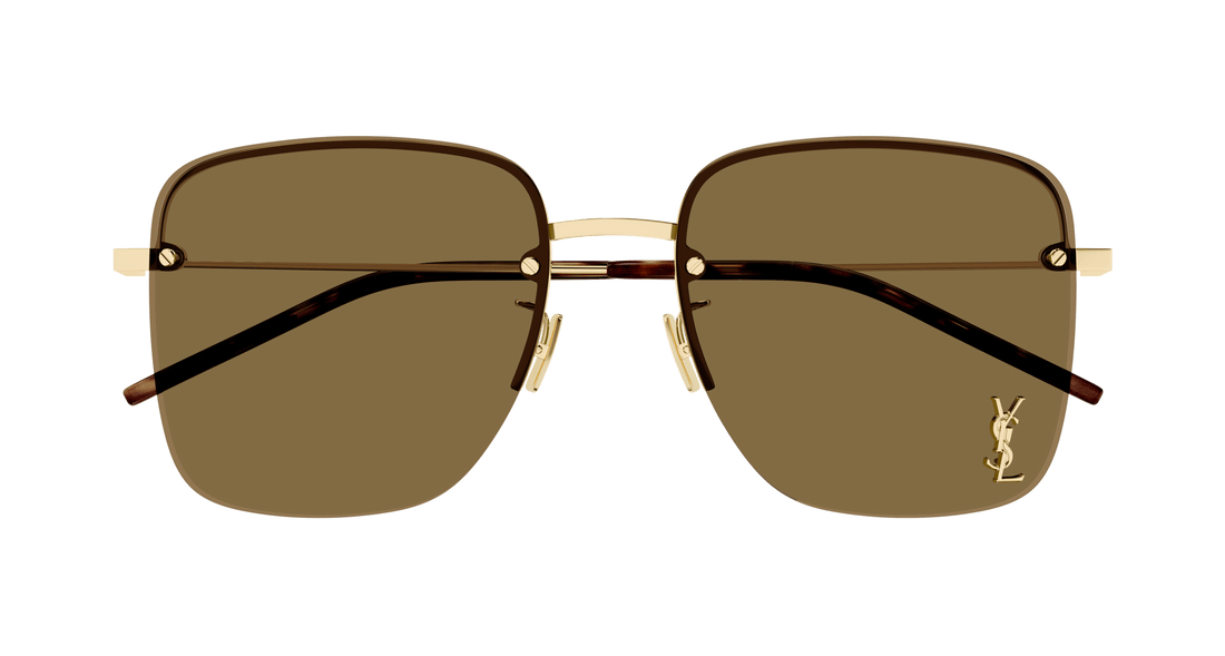 Sonnenbrillen saint laurent sl 312 m 014 dorado square femenino größe 58mm - Detailansicht