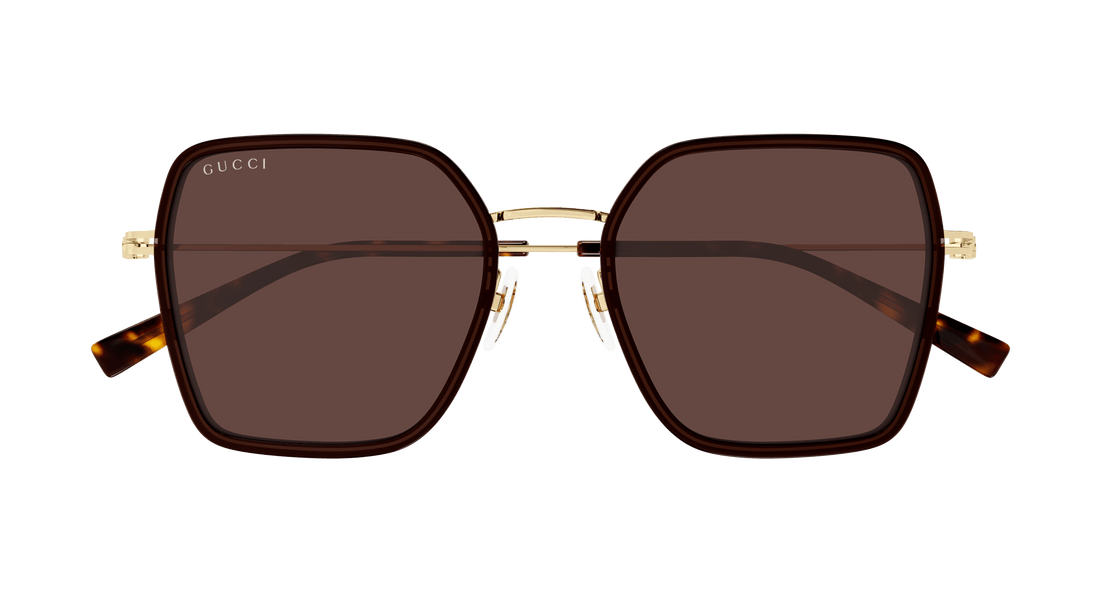 Gafas de sol gucci gg1850sa 003 marron square femenino talla 53mm - Vista de detalle