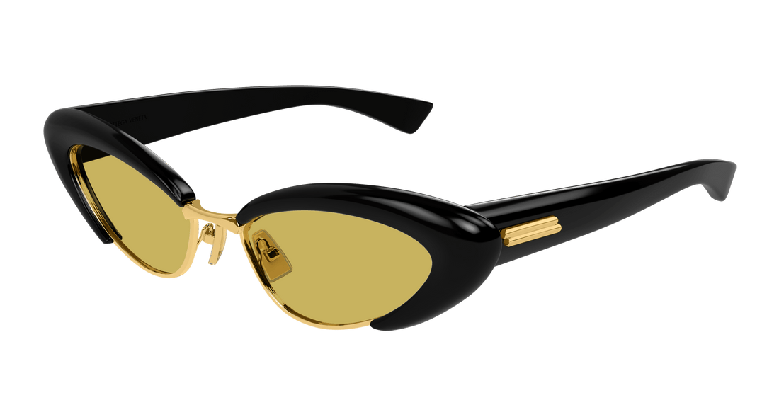 Sunglasses bottega veneta bv1387s 001 negro cat eye femenino size 54mm - Main view