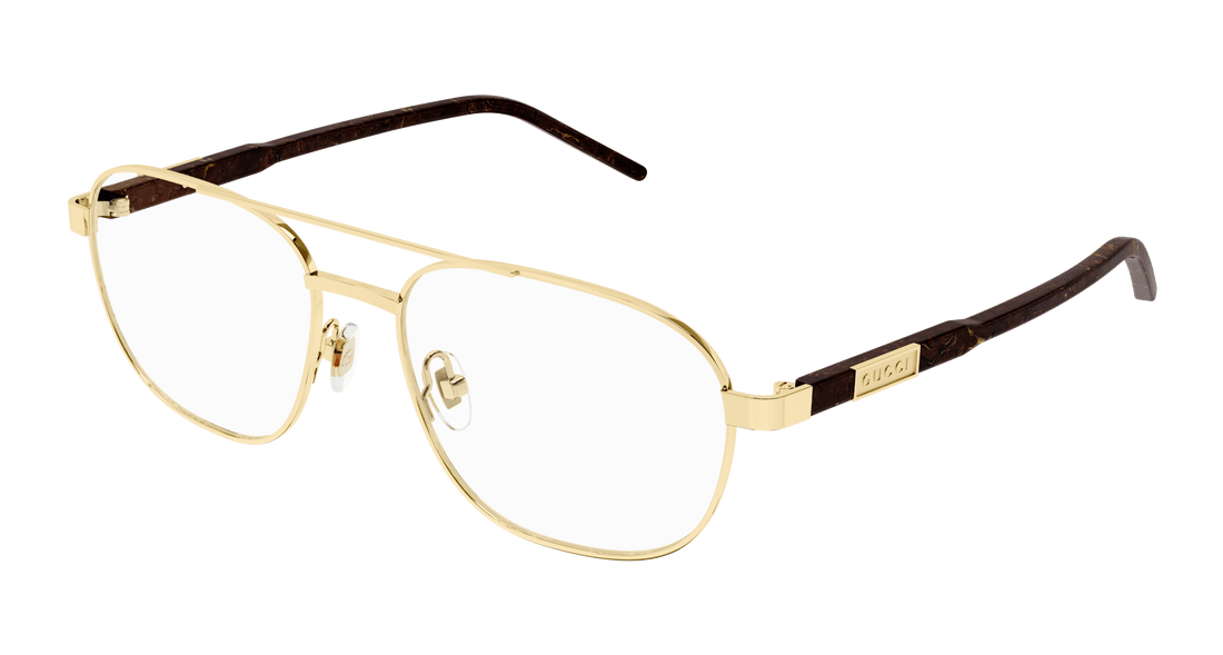 Brillen gucci gg1800o 003 dorado square masculino größe 56mm - Hauptansicht