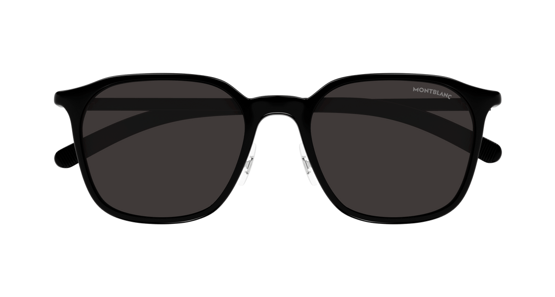 Zonnebrillen montblanc mb0420sk 001 negro round masculino maat 55mm - Detailaanzicht