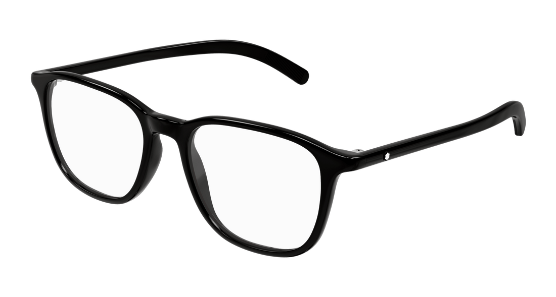 Occhiali da vista montblanc mb0386o 001 negro square masculino taglia 52mm - Vista principale