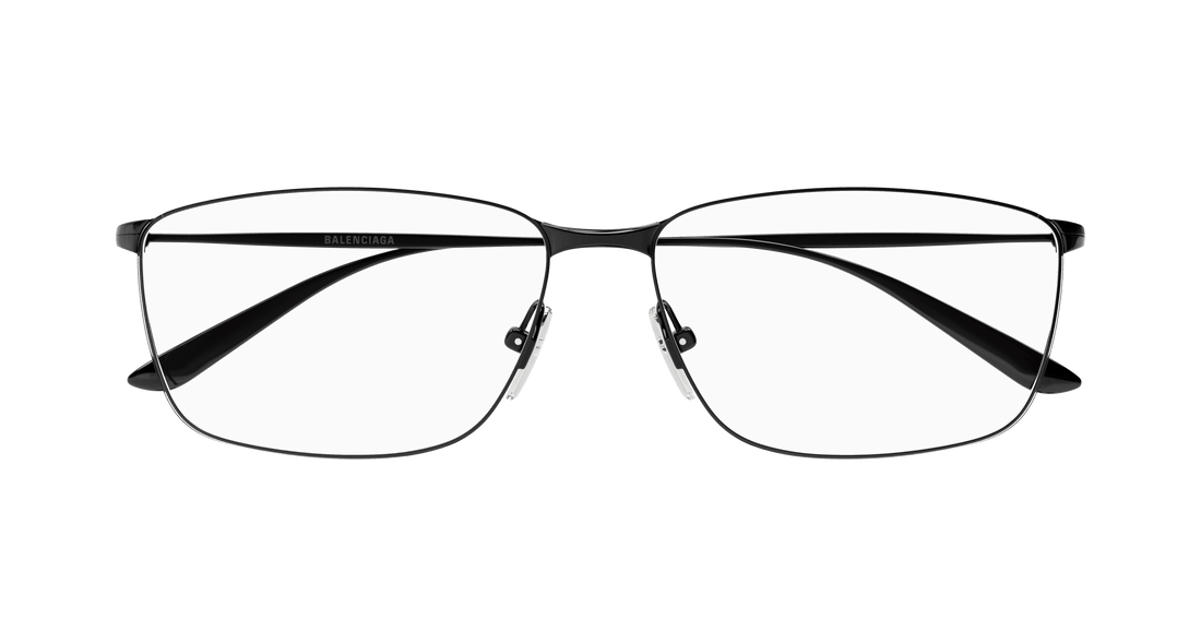Gafas graduadas balenciaga bb0415o 001 negro square masculino talla 60mm - Vista de detalle