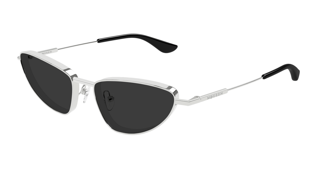 Gafas de sol alexander mcqueen am0522s 001 plateado cat eye femenino talla 56mm - Vista principal