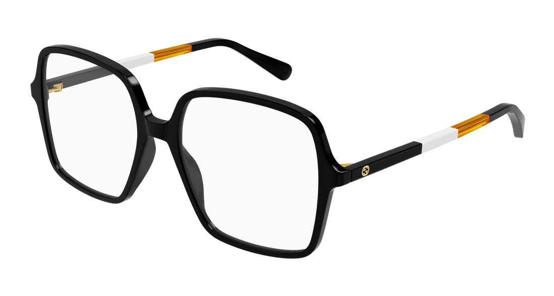 Brillen gucci gg1003o 010 negro square femenino größe 53mm - Hauptansicht