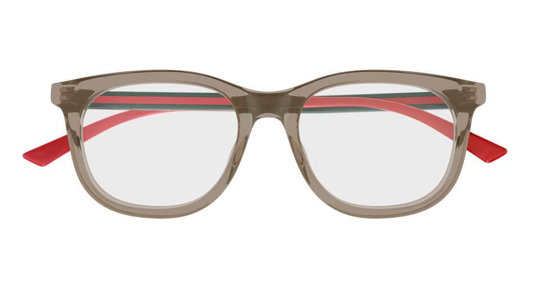Occhiali da vista gucci gg1990o 007 marron rectangular / squared femenino taglia 53mm - Vista dettagliata