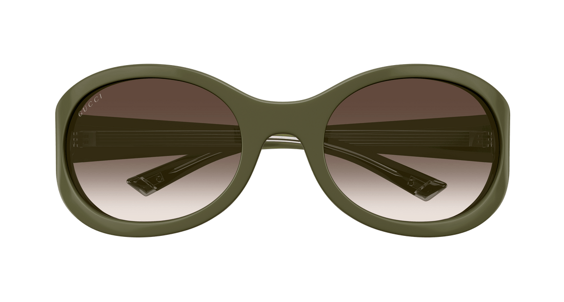 Sunglasses gucci gg2012s 010 verde round femenino size 62mm - Detailed view