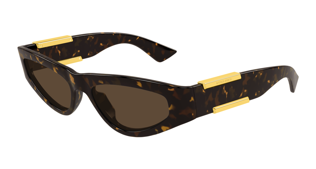 Óculos de sol bottega veneta bv1407s 002 havana cat eye femenino tamanho 53mm - Vista principal