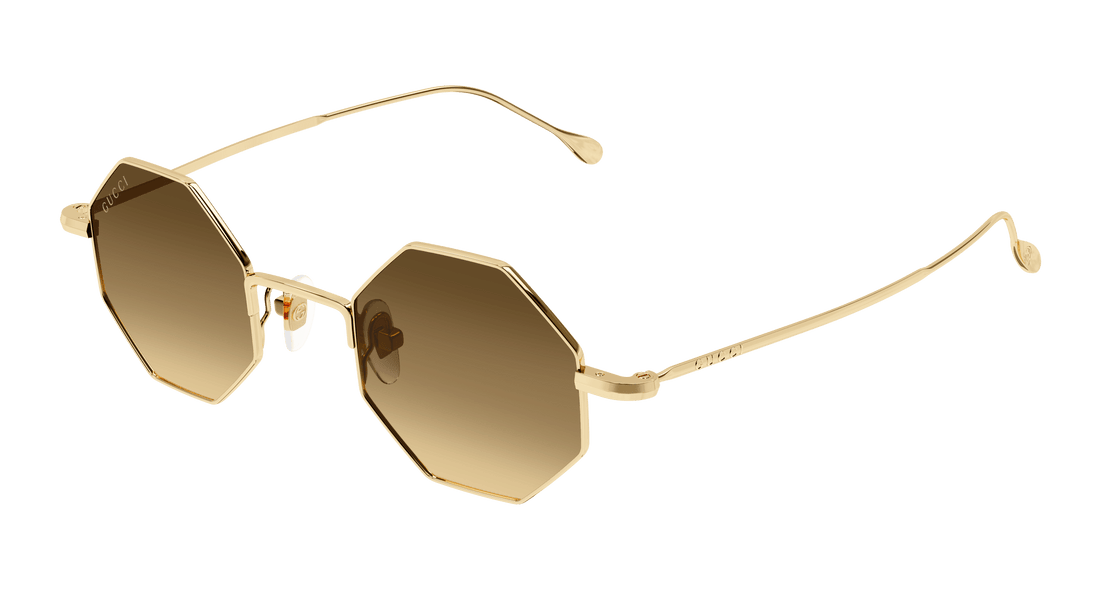Gafas de sol gucci gg1814s 002 dorado geometric unisex talla 41mm - Vista principal