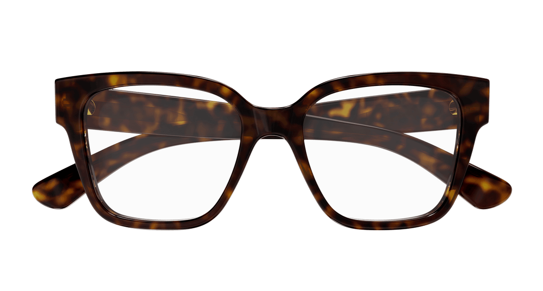 Occhiali da vista gucci gg1791o 002 havana square femenino taglia 51mm - Vista dettagliata