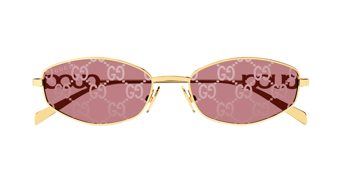 Gafas de sol gucci gg1802s 002 dorado round femenino talla 55mm - Vista de detalle