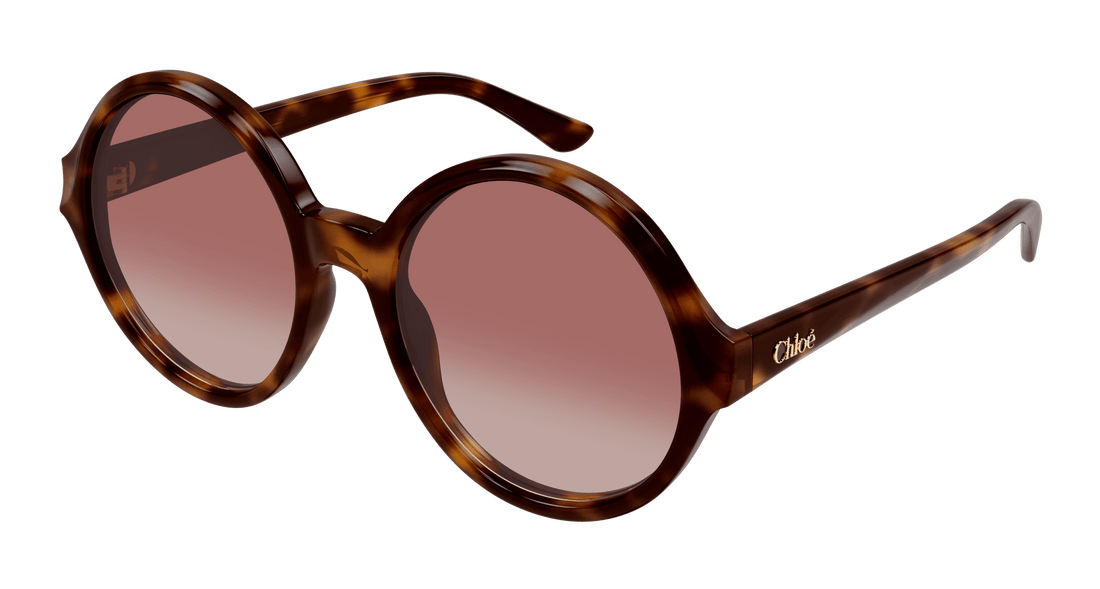 Sonnenbrillen chloé ch0290s 003 havana round femenino größe 57mm - Hauptansicht