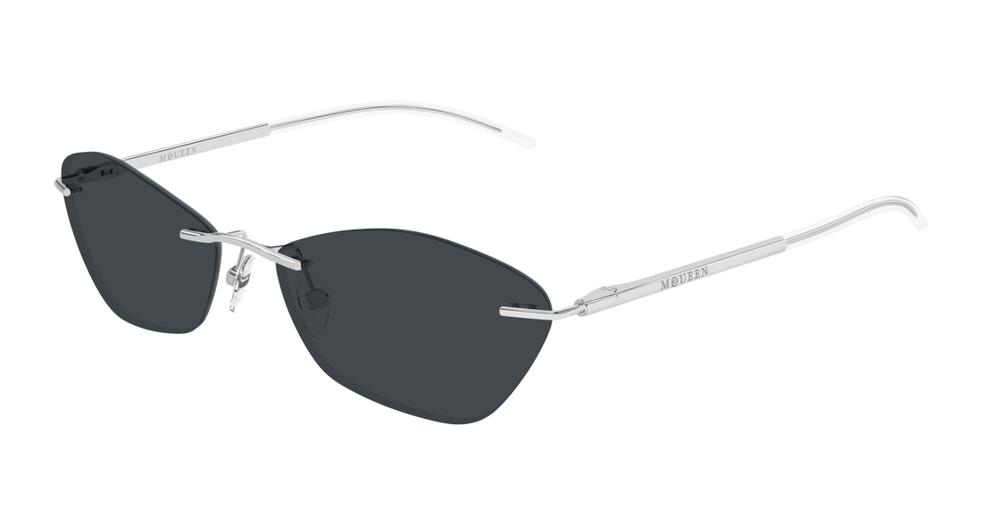 Gafas de sol alexander mcqueen am0525s 001 plateado geometric unisex talla 57mm - Vista principal