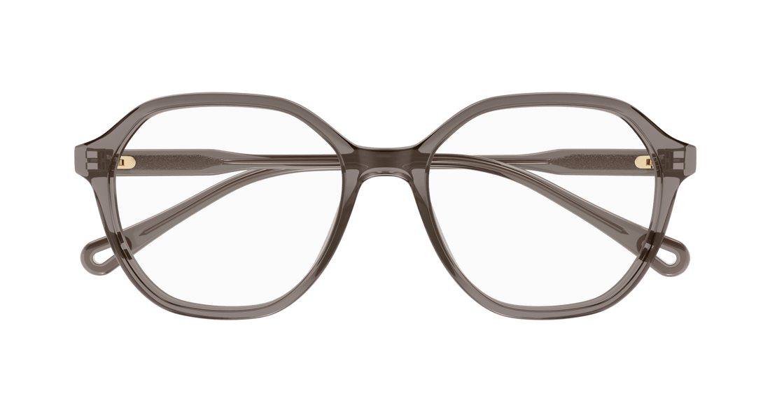 Prescription glasses chloé ch0312o 003 gris square femenino size 53mm - Detailed view