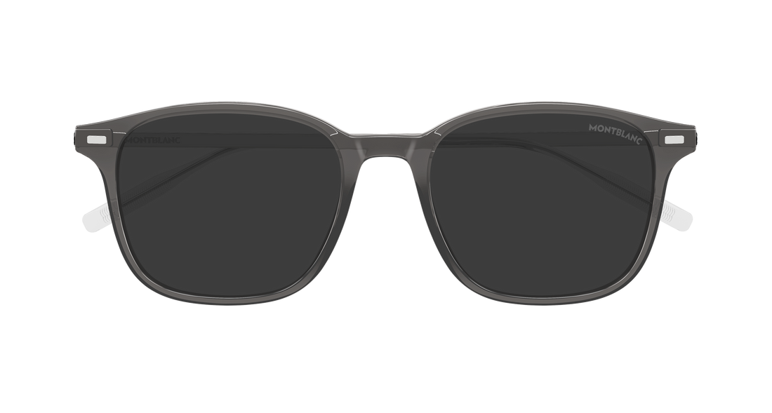 Sonnenbrillen montblanc mb0445sa 004 gris rectangular / squared masculino größe 54mm - Detailansicht