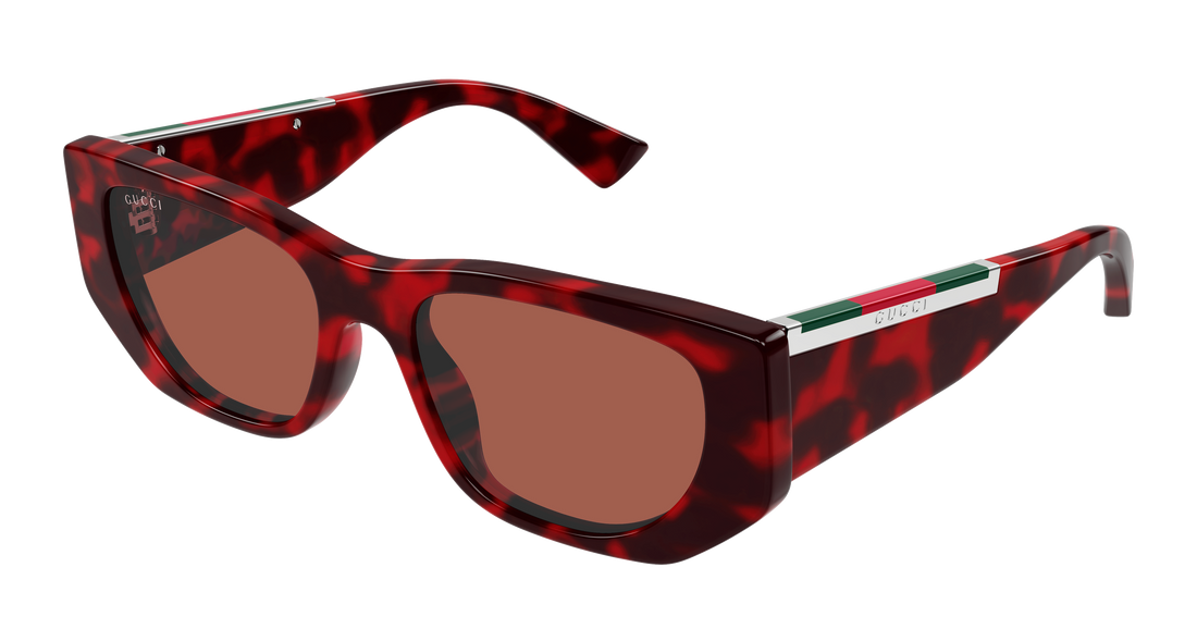 Óculos de sol gucci gg1959s 003 havana cat eye femenino tamanho 53mm - Vista principal