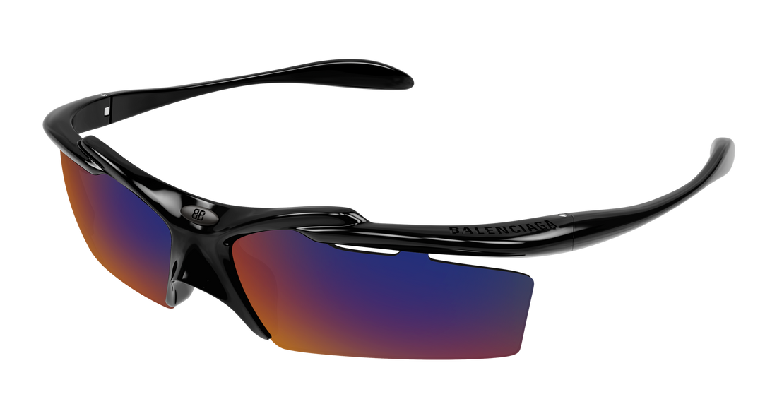 Sunglasses balenciaga bb0420s 002 negro geometric unisex size 74mm - Main view