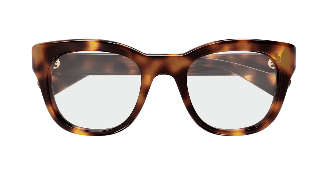 Brillen gucci gg1812o 002 havana square masculino größe 51mm - Detailansicht