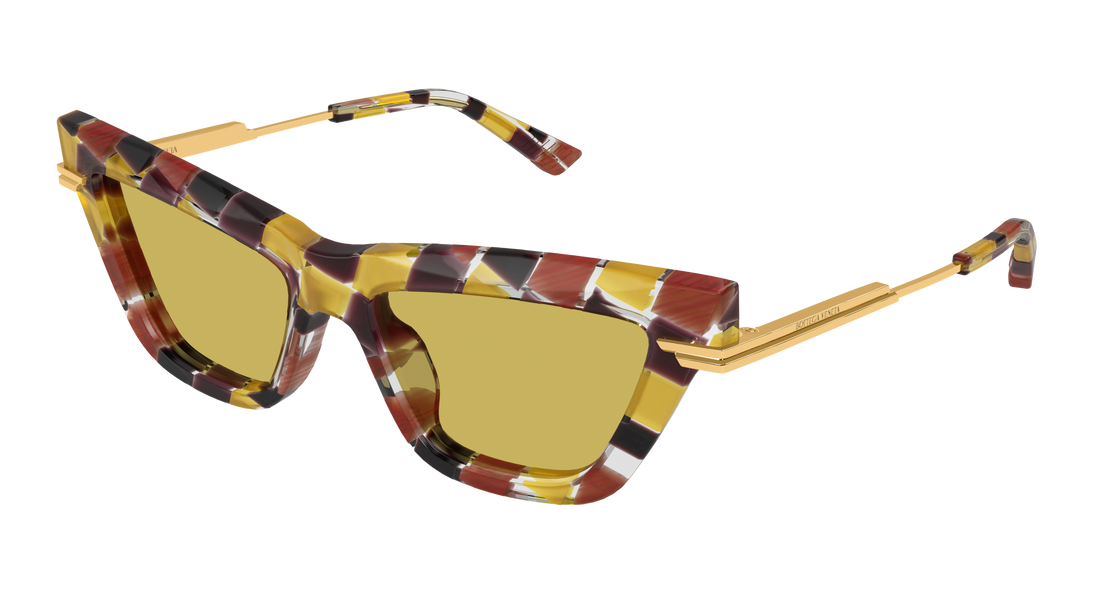 Óculos de sol bottega veneta bv1241s 005 multicolor cat eye femenino tamanho 54mm - Vista principal