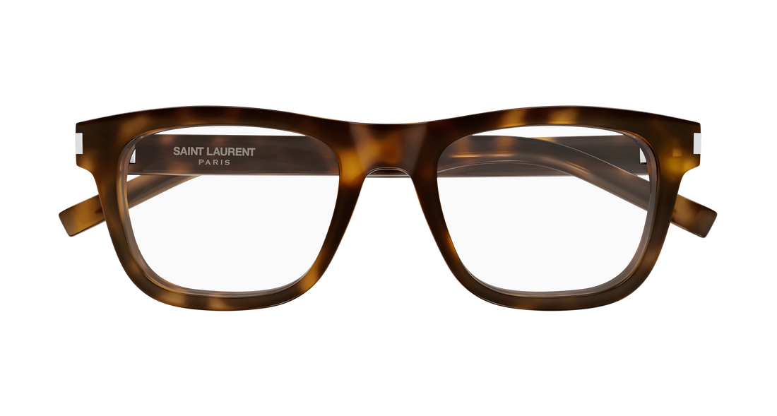 Brillen saint laurent sl 819 opt 006 havana rectangular / squared unisex größe 54mm - Detailansicht
