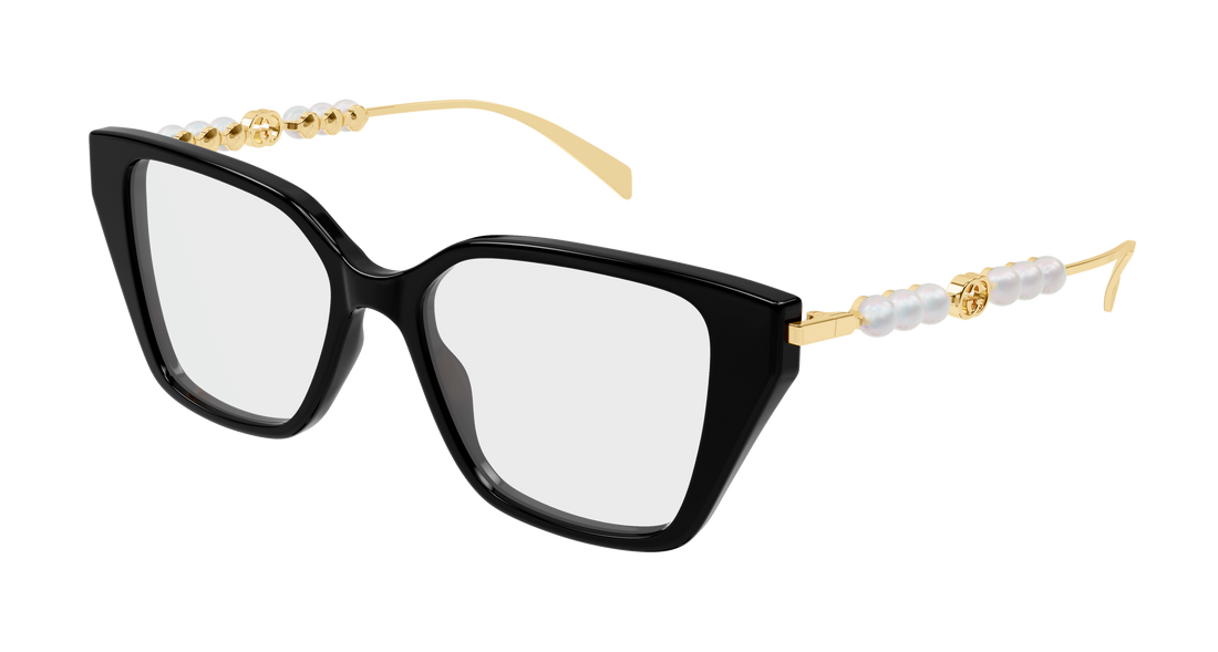 Brillen gucci gg1969o 001 negro cat eye femenino größe 51mm - Hauptansicht