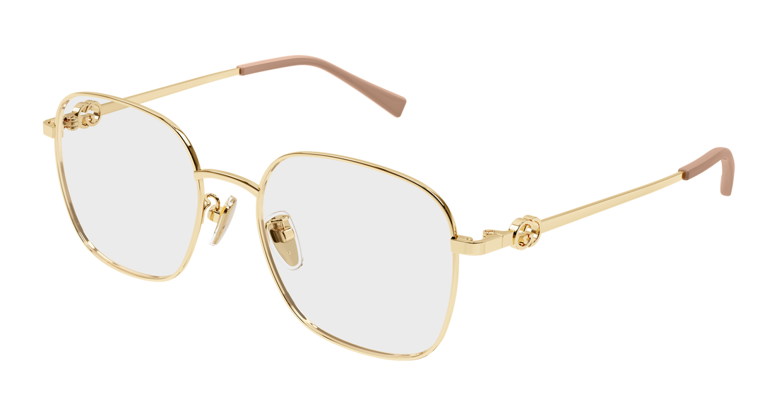 Occhiali da vista gucci gg2006oa 001 dorado round/oval/panthos femenino taglia 53mm - Vista principale