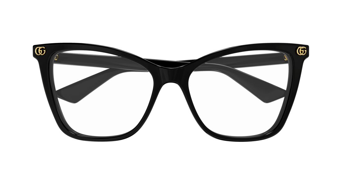 Gafas graduadas gucci gg1817o 001 negro cat eye femenino talla 55mm - Vista de detalle