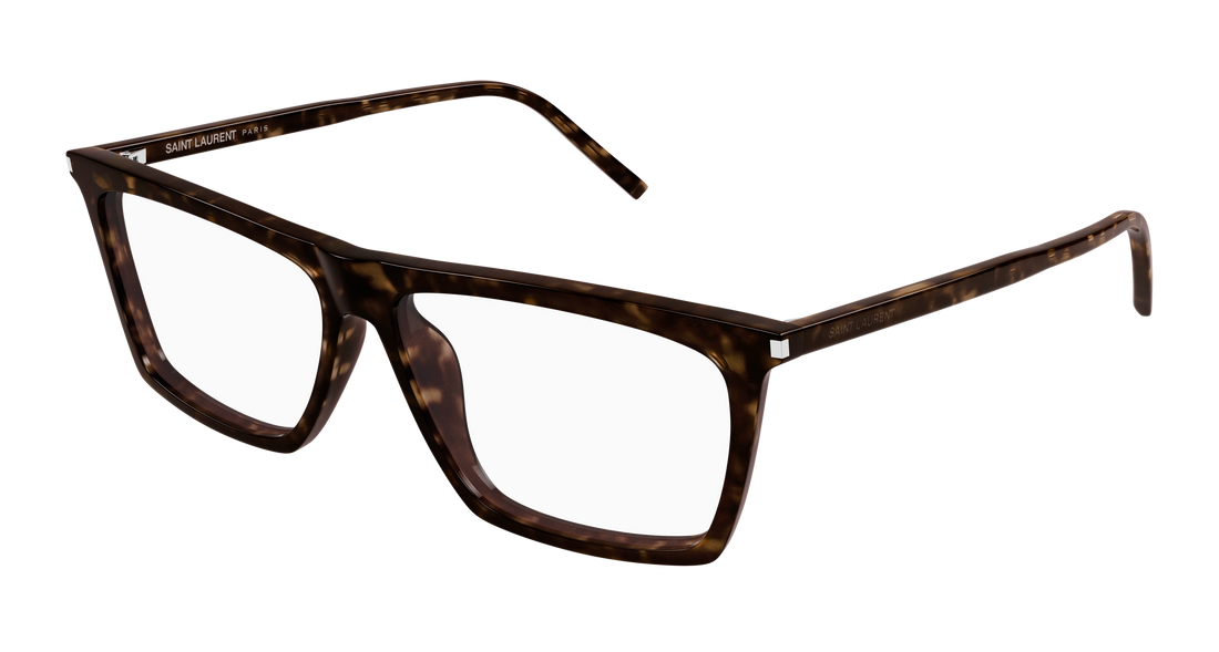 Óculos graduados saint laurent sl 803 006 havana square masculino tamanho 59mm - Vista principal