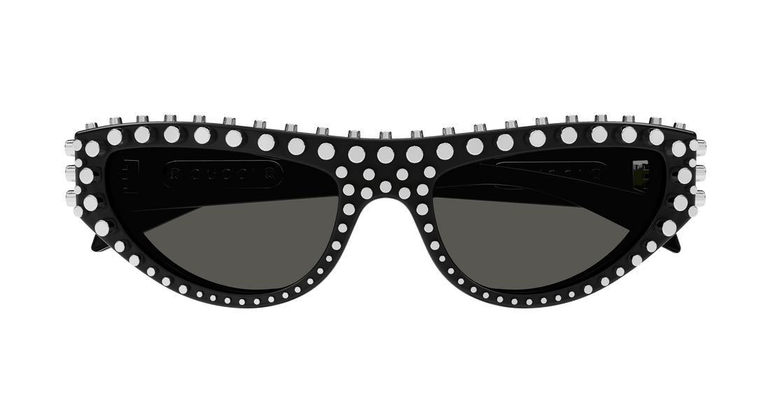 Gafas de sol gucci gg1919s 005 negro cat eye femenino talla 55mm - Vista de detalle