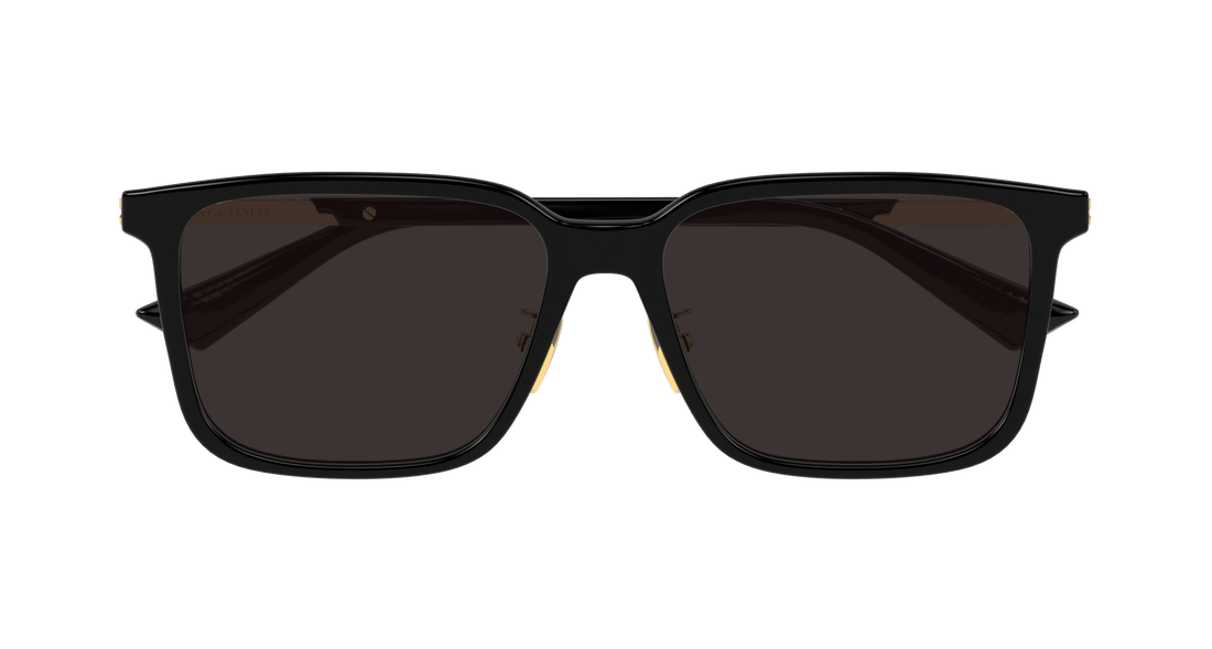 Óculos de sol bottega veneta bv1374sk 005 negro square masculino tamanho 57mm - Vista de detalhe