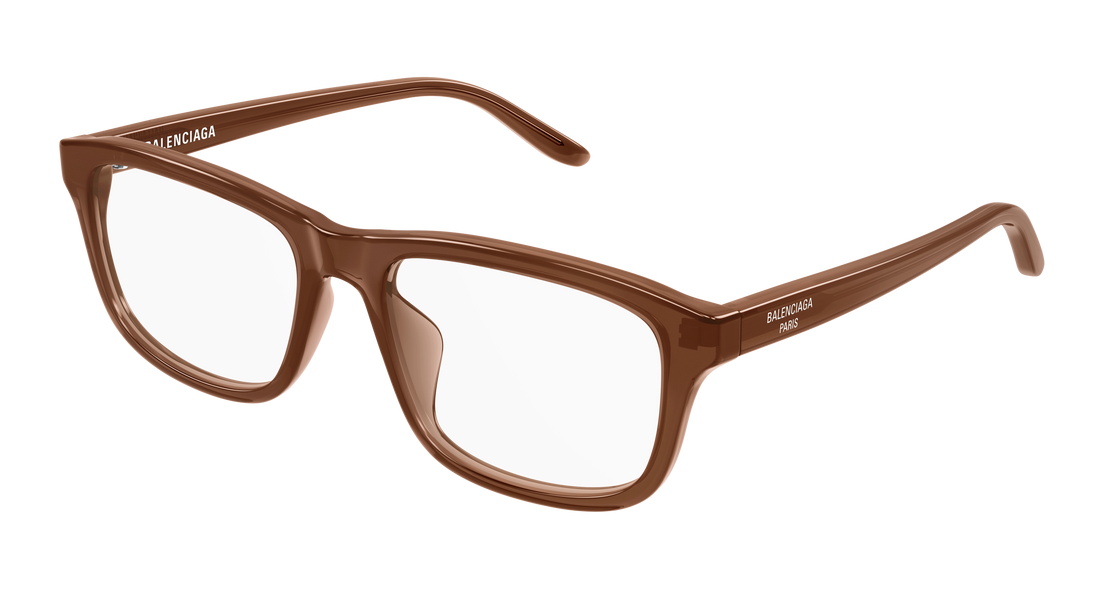 Gafas graduadas balenciaga bb0442oa 006 marron rectangular / squared unisex talla 55mm - Vista principal