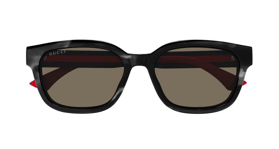 Sonnenbrillen gucci gg1872sk 004 havana square masculino größe 56mm - Detailansicht