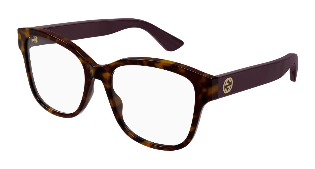 Brillen gucci gg1340o 008 havana square femenino größe 54mm - Hauptansicht