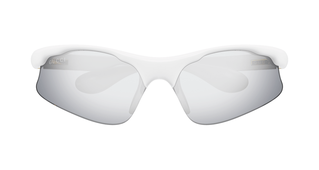 Sonnenbrillen gucci gg1774s 002 blanco geometric masculino größe 70mm - Detailansicht