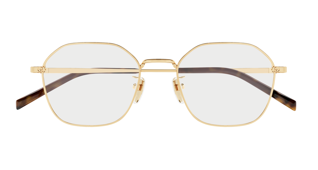 Occhiali da vista gucci gg1956ok 001 dorado rectangular / squared femenino taglia 51mm - Vista dettagliata