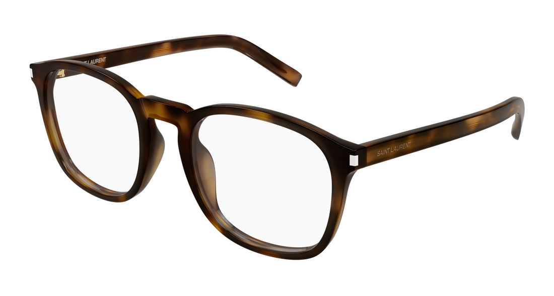 Brillen saint laurent sl 818 opt 003 havana round/oval/panthos femenino größe 52mm - Hauptansicht