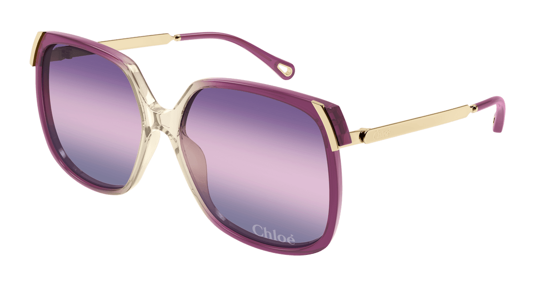 Sunglasses chloé ch0286s 006 burdeos square femenino size 60mm - Main view